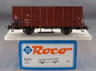 DTD TRAINS   HO SCALE ROCO 844 BOX CAR   DRG   MODEL TRAIN  