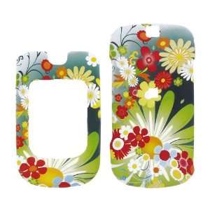 Premium   LG VN270/ Cosmos Touch   Colorful Flowers Rubberized Design 