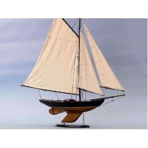 Sloop 40 Model Sailboat   Already Built Not a Kit   Wooden Sail Boat 