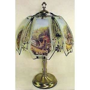  Grist Mill Antique Brass Touch Lamp: Everything Else