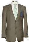 550 Tommy Hilfiger Trim Fit 36S Mens 2 Button Olive Green Wool Suit