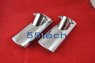 Mercedes W221 S350 S550 Stainless Steel exhaust TIPS 2x  