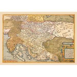  Map of Eastern Europe #4 24x36 Giclee