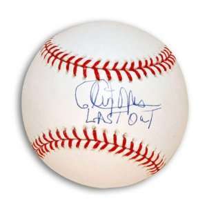 Cleon Jones Autographed Baseball  Details: Last Out Inscription 