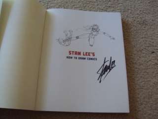 Stan Lee Signed Book titled How To Draw Comics 9781933305752  