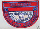   NSSA Skeet Shoot Shooting Patch Oklahoma 5 Man Team State Champ 1966