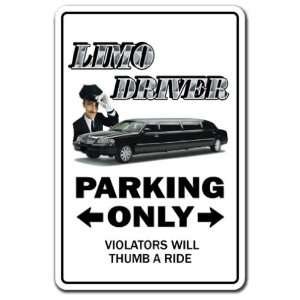  LIMO DRIVER ~Sign~ limousine chauffeur stretch gift Patio 
