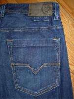 Mens DIESEL SHAZOR 60B Jeans 05 Twisted Seams Button Stretch 26 x 29 