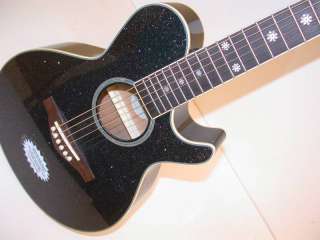 DAISY ROCK Wildwood Acoustic Rainbow Sparkle Guitar, 14 6263  