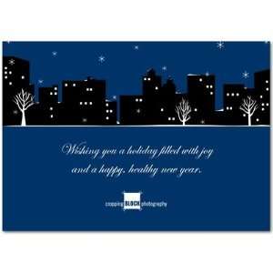  Business Holiday Cards   Midnight Snow By Shd2 Health 