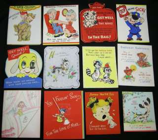 Cute Premium Vintage Greeting Cards Unused Pop Ups 40s  
