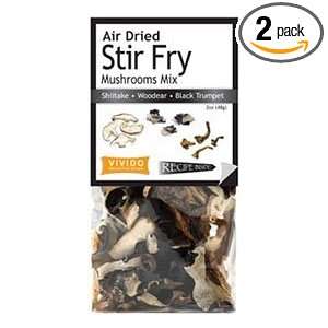 Stir Fry Mushrooms   Air Dried  2 Oz (Pack of 2), By Vivido Natural 