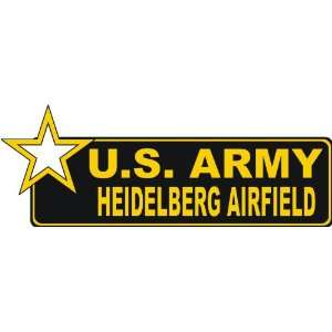   Army Heidelberg Airfield Bumper Sticker Decal 9 Everything Else
