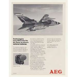  1986 German Air Force Tornado Aircraft AEG Nose Radar 