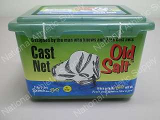   Old Salt 6 Cast Net 3/8 Mesh Casting Net  042621111680  