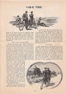 1897 Article Tire Gossip Boston Woven Hose & Rubber Co  
