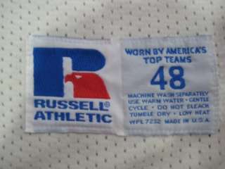 91 Authentic Oilers Warren Moon RUSSELL jersey 48 ROAD  