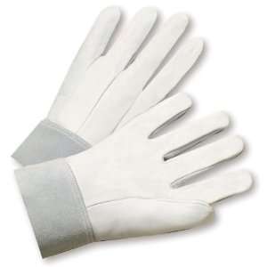 West Chester 9960 Goatskin Leather Welder Glove, Safety Cuff, 9.75 