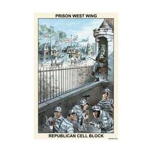  Prison West Wing   Republican Cell Block 28x42 Giclee on 