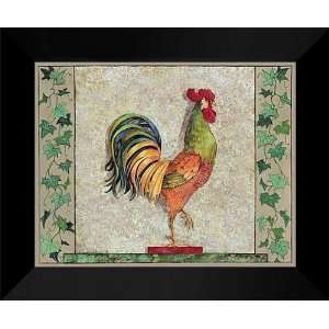  Carolyn Shores Wright FRAMED 15x18 Trophy Rooster II 