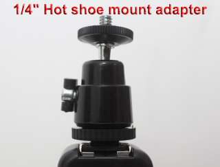 Micro Tripod Ball Head stand with Flash Shoe 1/4  