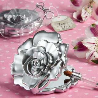 25 Rose Design Mirror Compact Wedding / Shower/ Party Favors  