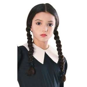  Wednesday Child Wig Costume Accessory: Toys & Games