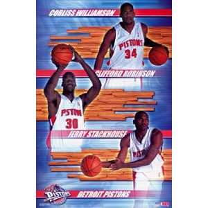  Detroit Pistons Collage Poster