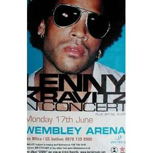  Lenny Kravitz (Wembley Arena Concert) Music Poster Print 