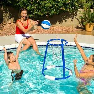    Dunn Rite AquaHoop Floating Pool Basketball Set Toys & Games