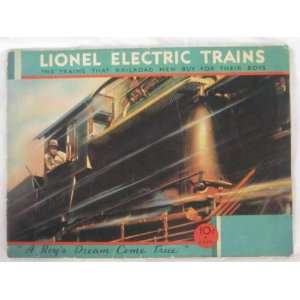  Lionel 1932 Train Catalog, 53 pages, full color 