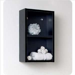   Linen Side Cabinet with 2 Open Storage Areas Finish: Black: Everything