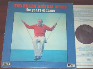 TED HEATH THE YEARS OF FAME 1953 64 2LP DECCA (1980) NM  
