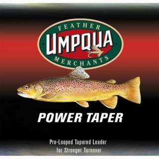 Umpqua Fly Fishing Power Taper Leader 9ft 3pks  