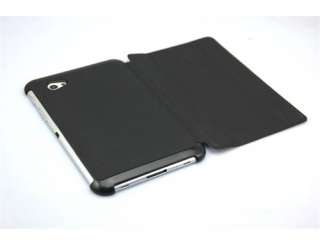 Black Smart Flip Case Cover Stand For Samsung Galaxy Tab 7 PLUS P6200 