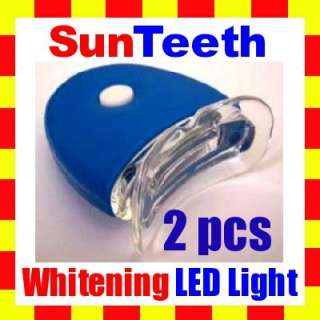 2pcs LED Light Teeth Whitening Tooth Whitener Bleaching  