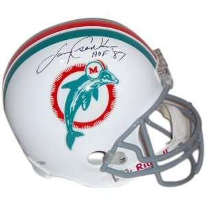 Larry Csonka signed Miami Dolphins Full Size Replica Helmet HOF87 