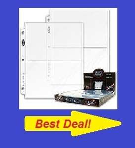 BCW 10 sheets 5x7 5 x 7 Pro 2 Pocket Pages postcards photos Coupon 