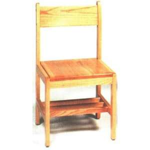   503 R18 WB WS Library Chair w/ Book Rack (17 1/2 H): Home & Kitchen