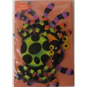   Card Halloween Moblie Spider Happy Halloween Health & Personal Care