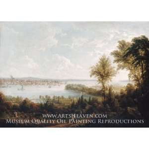   : View of the Bay and City of New York from Weehawken: Home & Kitchen