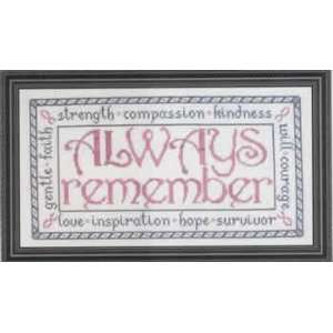  Always Remember (cross stitch) Arts, Crafts & Sewing