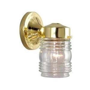  Outdoor Wall Light with Jelly Jar Glass