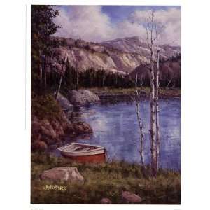   Wee   Alpine Solitude Size 12x16 Finest LAMINATED Print Robert Wee