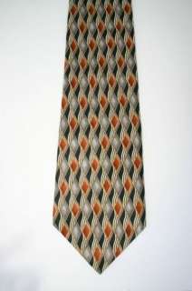 Stylish Pierre Cardin Harlequin Mens Necktie Silk USA  