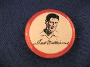 Ted Williams  Pinback Button / Near Mint Condition  