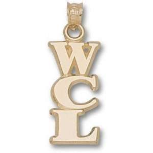   University Solid 10K Gold WCL Washington College Of Law Pendant