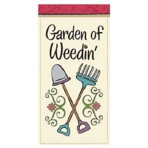  Funny Garden Sayings Mini Flag Garden of Weedin  Patio 