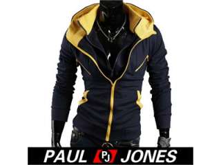 2012 Brand New Mens Casual Coats Jackets Tops Designed Hoodie Size XS 