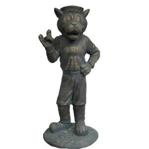 NCAA North Carolina State Wolfpack Mr. Wuf Mascot Garden Statue 